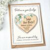 Wooden Heart Save The Date Fridge Magnets Wildflower Wedding Invites With Cards