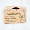 Wooden Save The Date Fridge Magnets, Quirky, Unique & Unusual Wedding Invitations